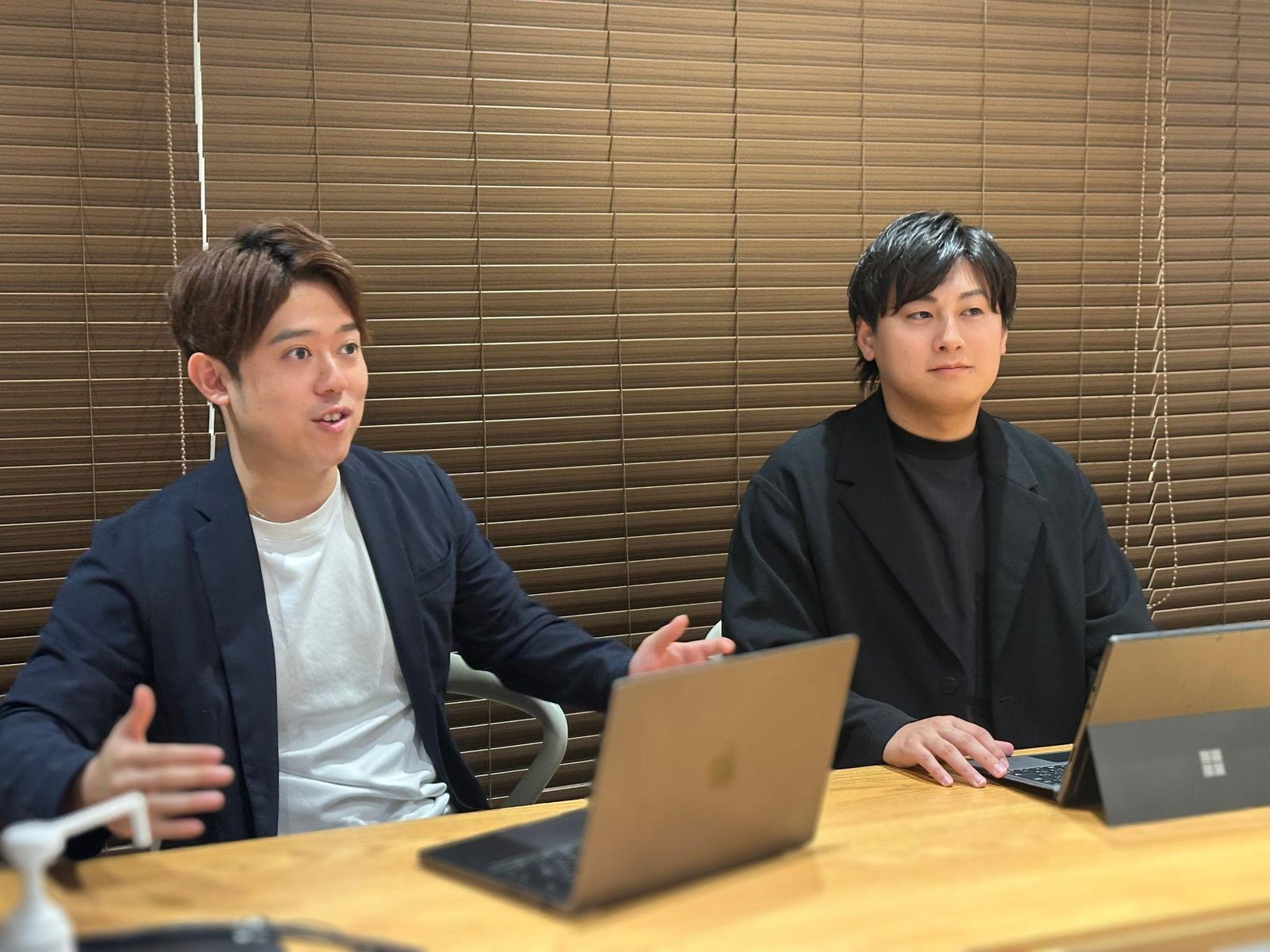 株式会社nobitel × SARUCREW 対談の様子